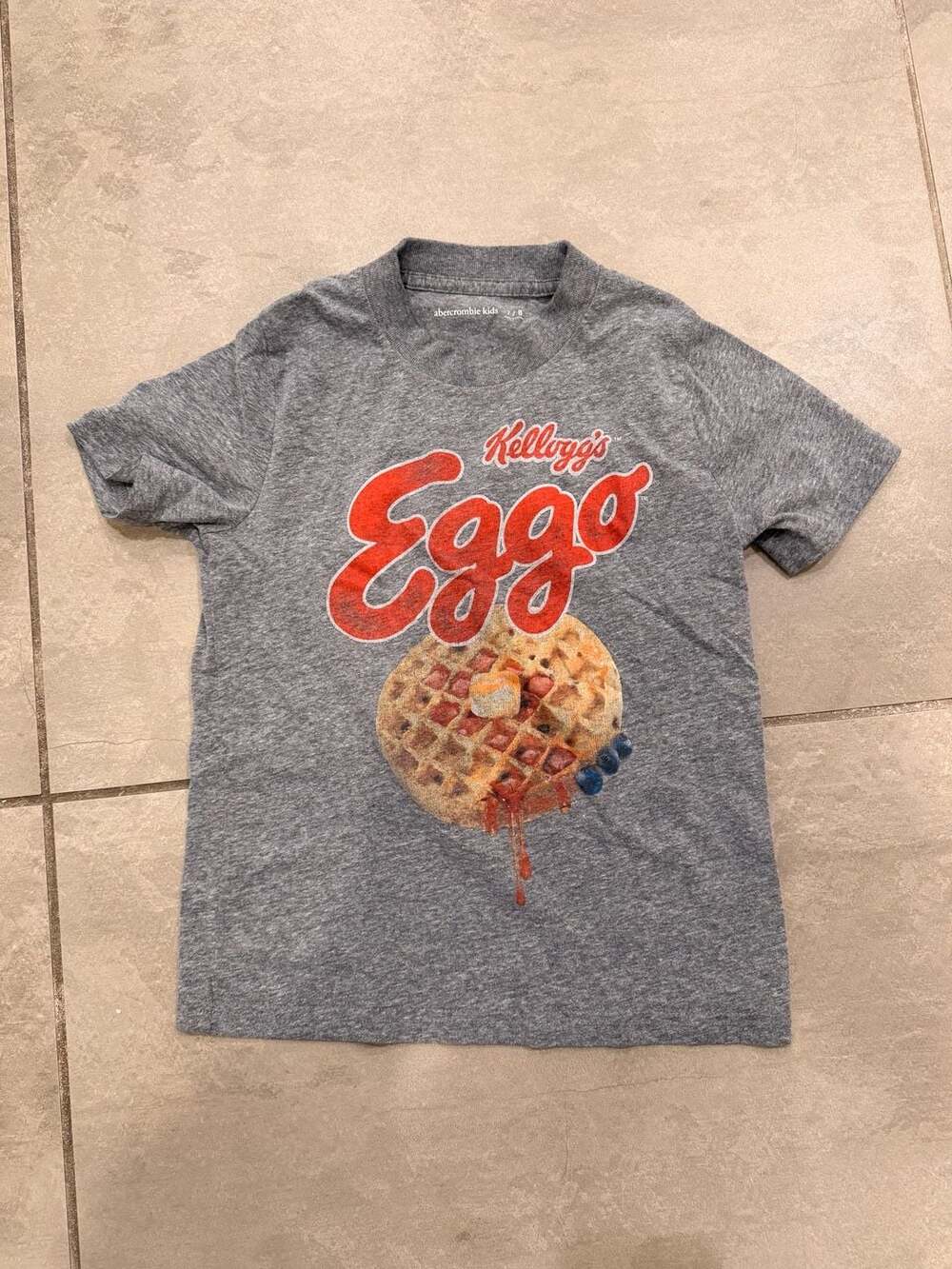 Abercrombie Kids Kellogg's Eggo Graphic T-Shirt Size 7/8